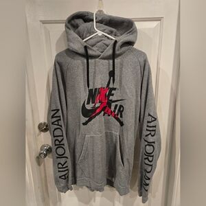 Nike Air Jordan Gray Hoodie